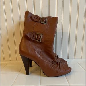 CHINESE LAUNDRY OPEN TOE BOOTS